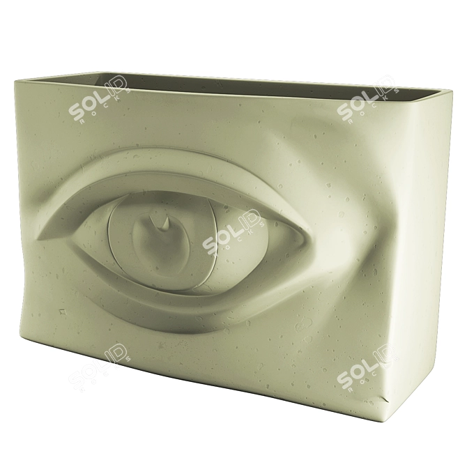 Eyes Figure Planter Pot 3D 3D model image 7