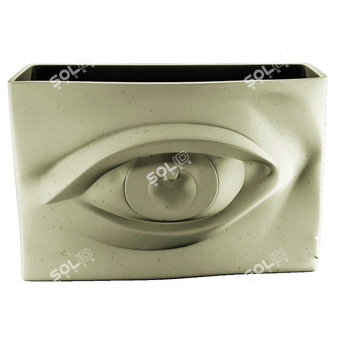 Eyes Figure Planter Pot 3D 3D model image 9