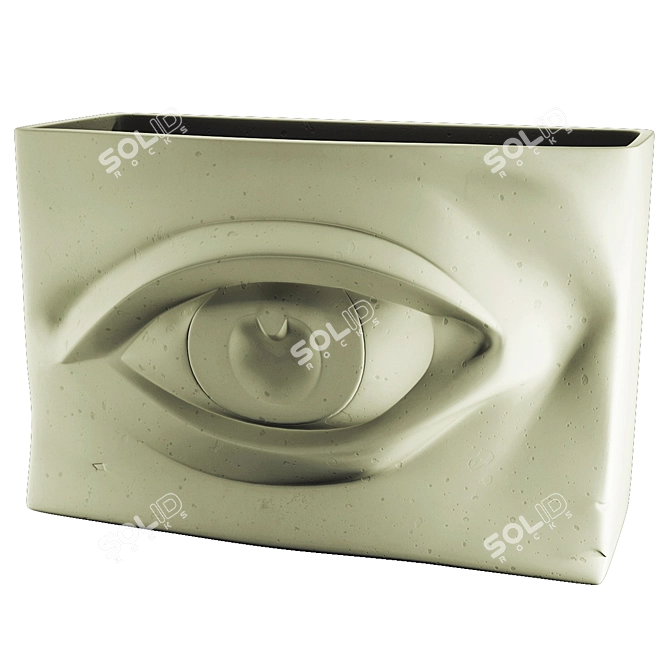 Eyes Figure Planter Pot 3D 3D model image 10