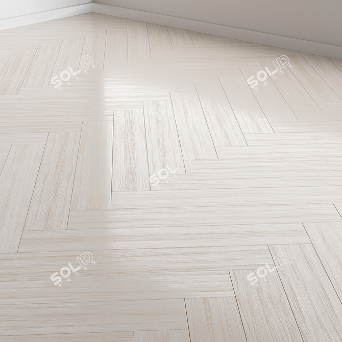 Versatile Oak Flooring 5 Installation Styles 3D model image 2