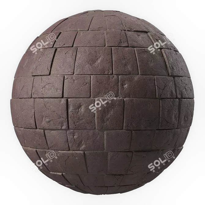 Decorative Stone Wall Materials 4K 3D model image 5