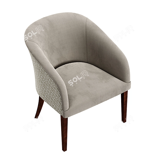 Bouton Konyshev Armchair with TurboSmooth 3D model image 4