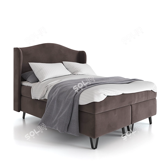 Aalto 160x200 ScandicStyle Bed 3D model image 4