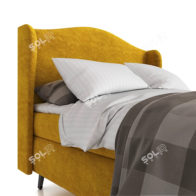 Aalto 160x200 ScandicStyle Bed 3D model image 5