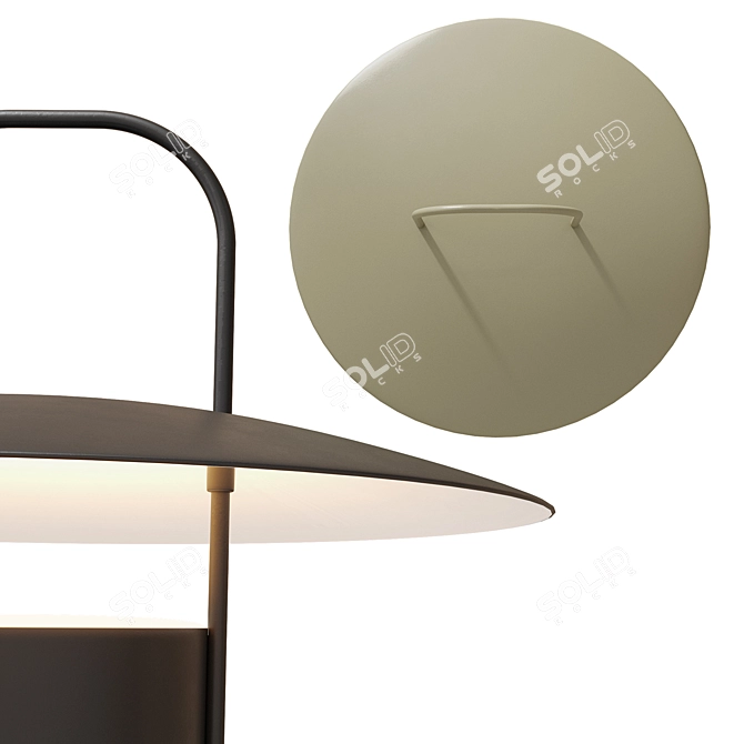 Title: Ray MENU Table Lamp 3D model image 2