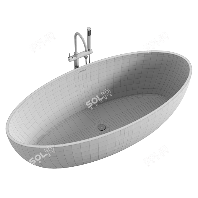 Luxury Madonna Bathtub 3D model image 4