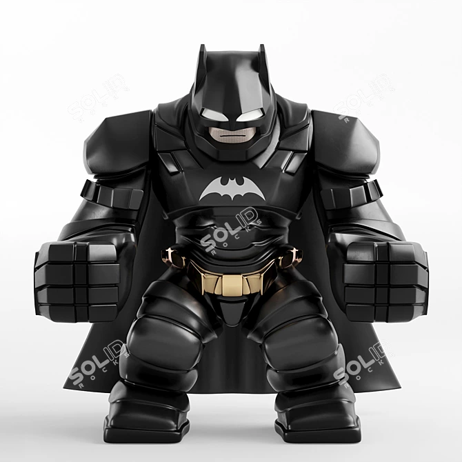 Batman Lego Action Figure 3D model image 3