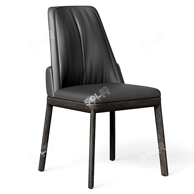 Luxury Belinda Dining Chair 3D model image 3