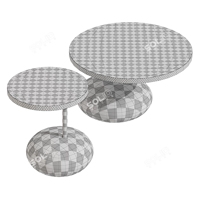 Modern Kreoo Pave Drink Table 3D model image 7