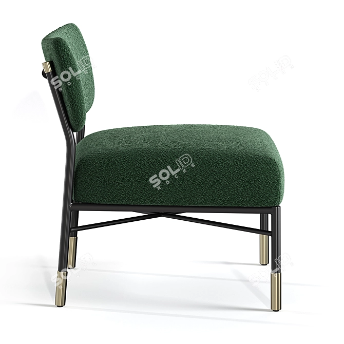 Four Hands Mercer Chair Forest 3D model image 2