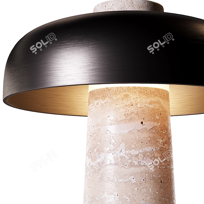 Modern Reverse Table Lamp 3D model image 3