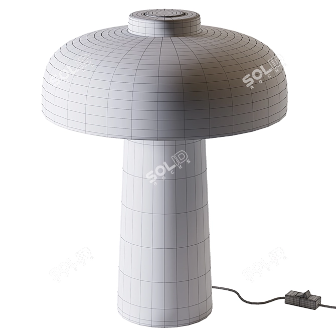 Modern Reverse Table Lamp 3D model image 4