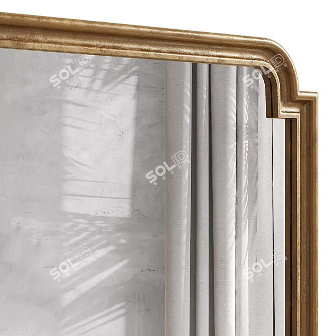 Elegant Aperture Mirror Collection 3D model image 3