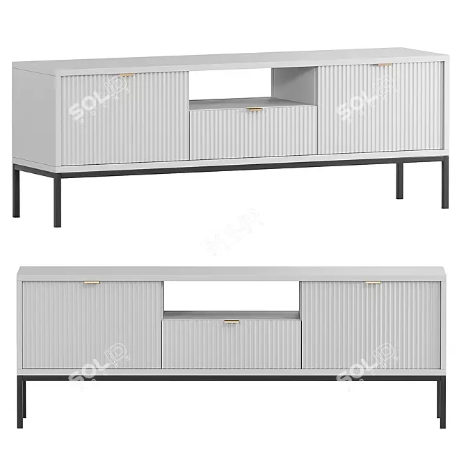 Modern TV Stand LIMA L103 3D model image 1