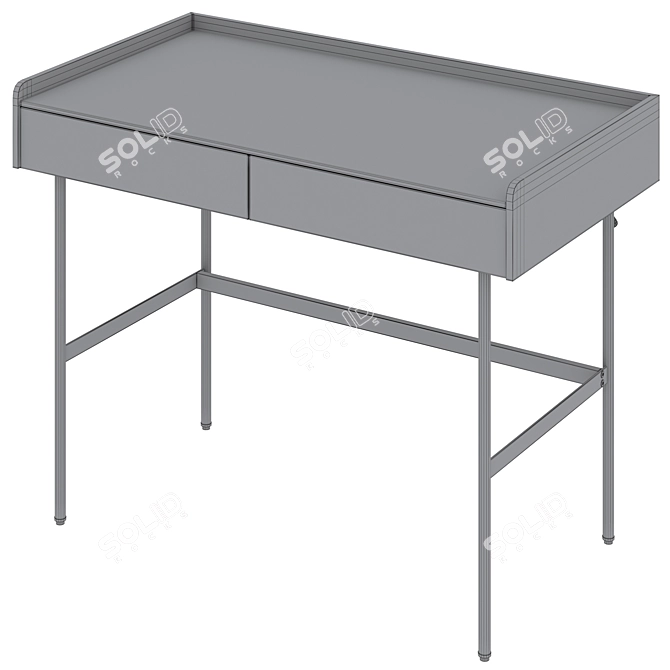 Cosmo Semias Writing Desk 3D model image 5