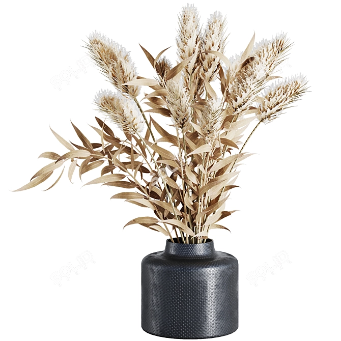 Modern Bouquet Vase Set4 3D model image 1