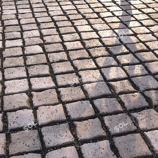  Urban Paving Seamless Texture Pack 3D model image 1