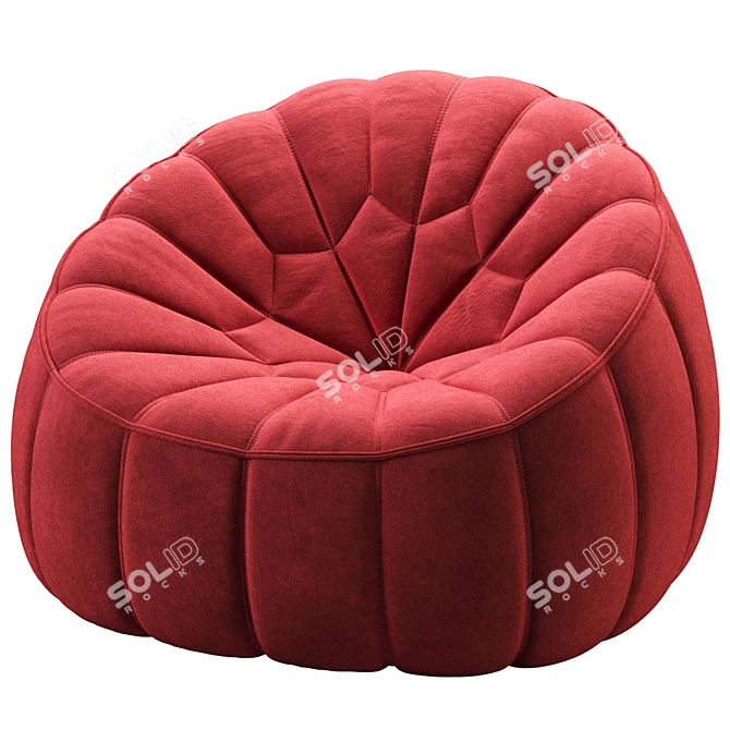 Complete Element Ottoman Armchair 3D model image 3