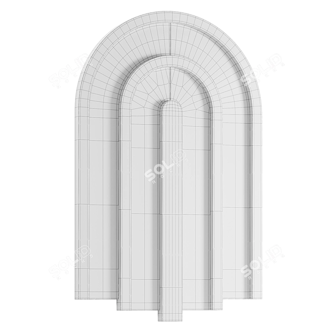 Eichholtz Arched Cobra Mirror 3D model image 5