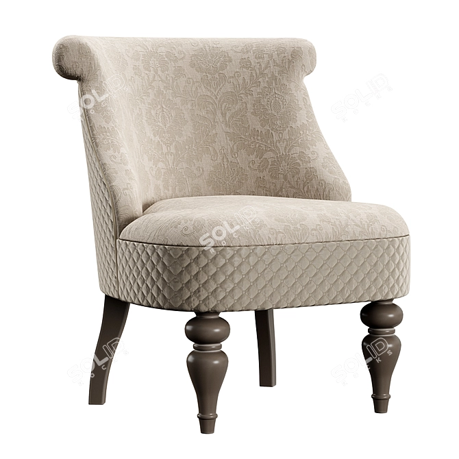 Basho Konyshev Chair TurboSmooth Model 3D model image 1