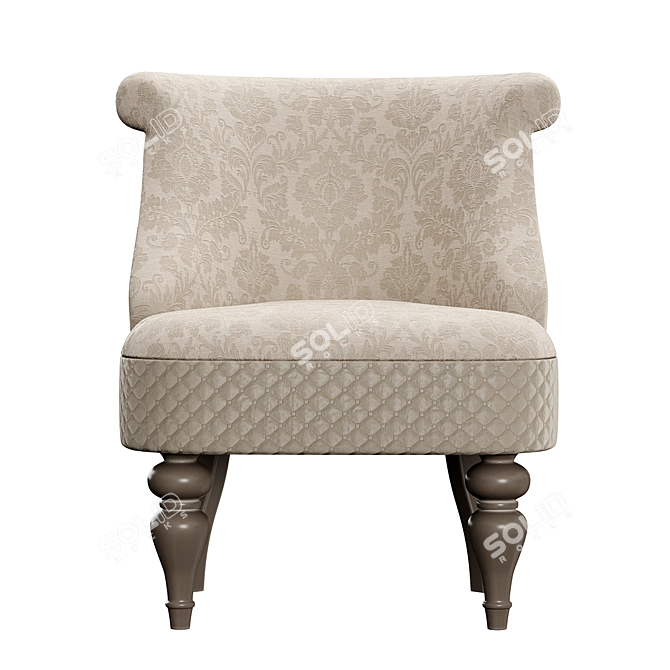 Basho Konyshev Chair TurboSmooth Model 3D model image 2