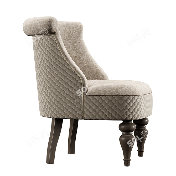 Basho Konyshev Chair TurboSmooth Model 3D model image 3