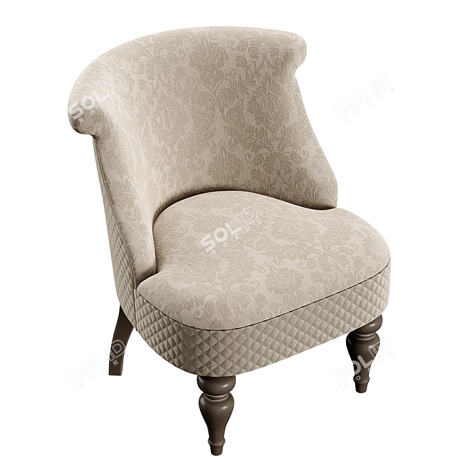 Basho Konyshev Chair TurboSmooth Model 3D model image 4