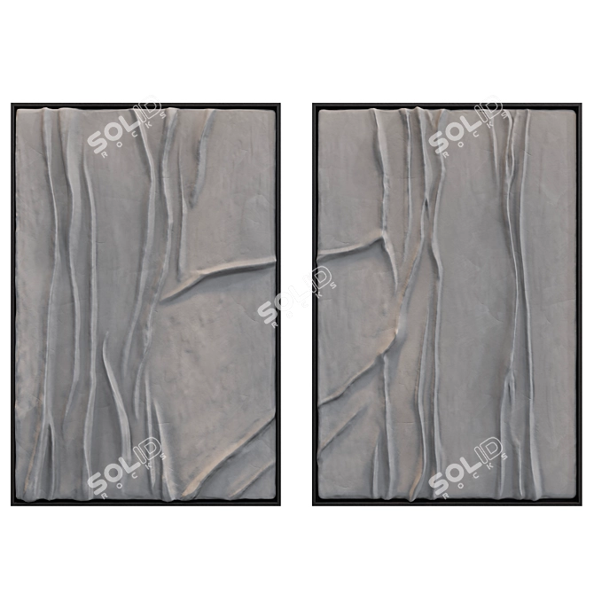  4K High Detail Bas-Relief Art 3D model image 2