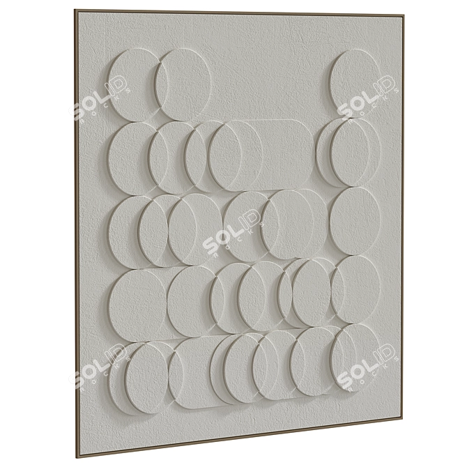 Textured Modern Art Set #79 3D model image 3