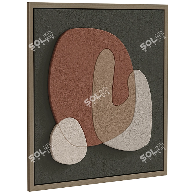 Organic Art Prints Set #80 3D model image 5