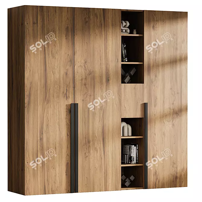 Modern Model Wardrobe 003 by Corona 3D model image 1