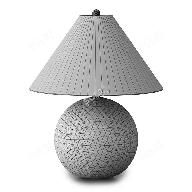 Table Lamp Tess by Louvre Home 3D model image 4