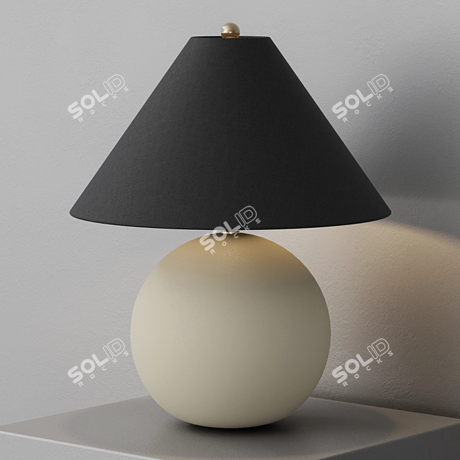 Table Lamp Tess by Louvre Home 3D model image 5