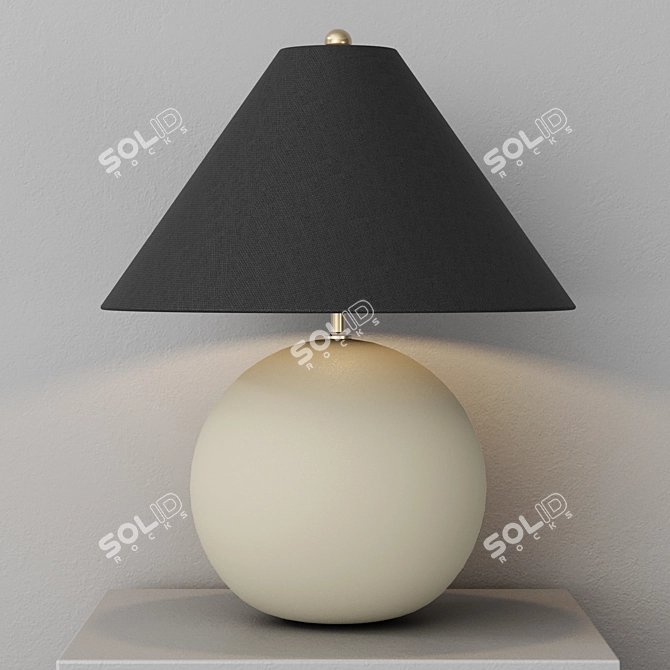 Table Lamp Tess by Louvre Home 3D model image 6