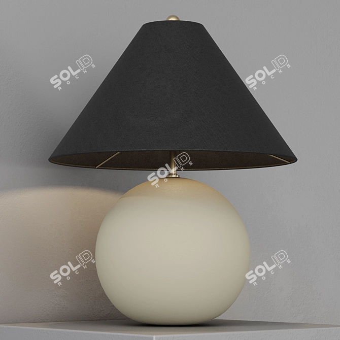 Table Lamp Tess by Louvre Home 3D model image 7