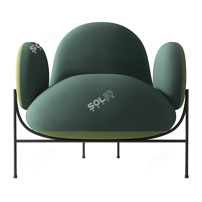 KANO Dolphin Lounge Chair 3D model image 3