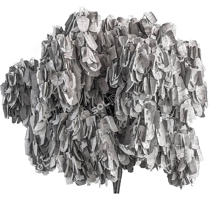 Willow-Tree Set 238 3D model image 3