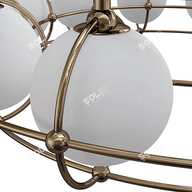 Maytoni Round Chandelier Ø 37.4 3D model image 2