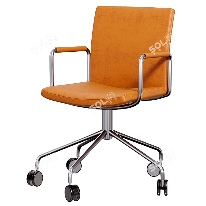 Sleek 2015 Modern Office Chair 3D model image 2