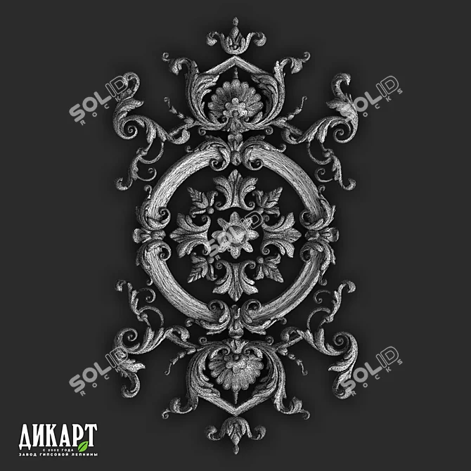 Designer-Preferred Plaster Decor Solutions 3D model image 2