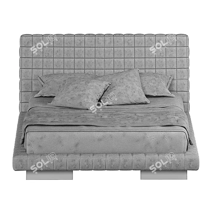  Slumber Haven: Twiggy Bed Upgrade 3D model image 3