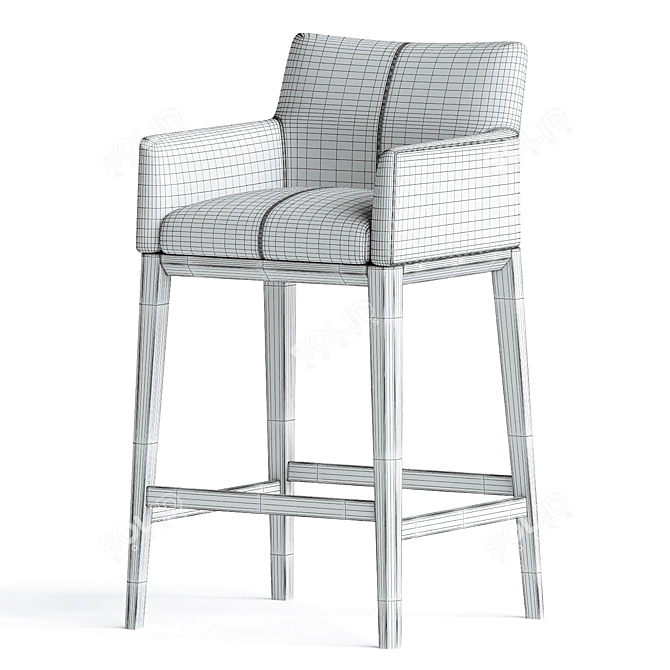 Elegant Domkapa Carter Counter Chair 3D model image 4