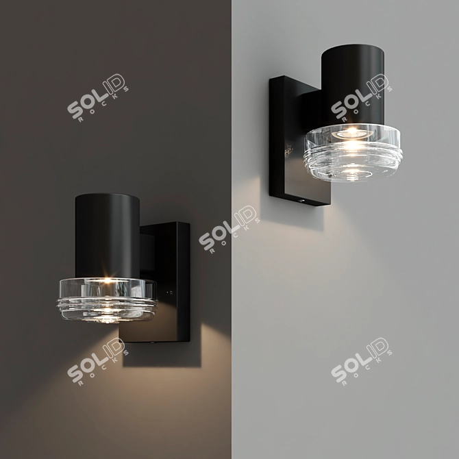Rogue Valley Small Outdoor Sconce 3D model image 4