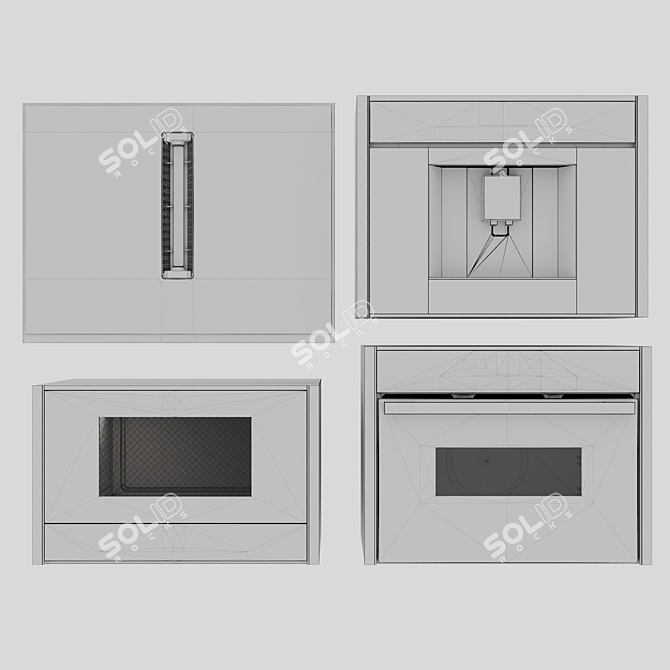 Neff Kitchen Appliance Set 3D model image 6