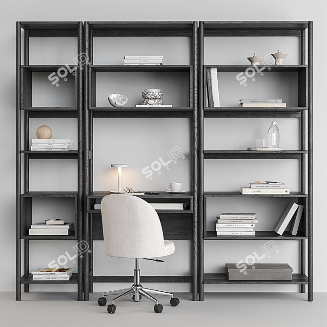 Jordi Wall Desk Set Scandinavia 3D model image 2