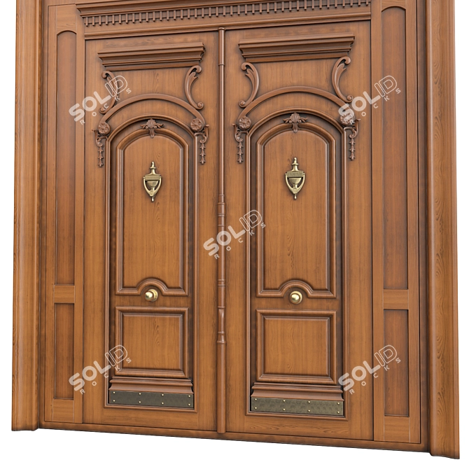 Elegant Classic 3D Max Door 3D model image 4