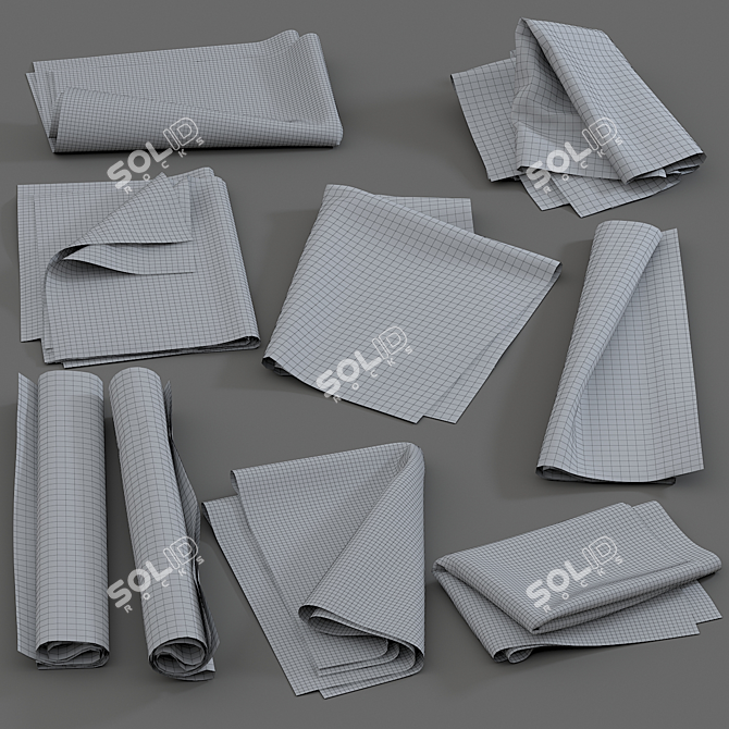  Assorted Newspaper Collection 3D model image 6