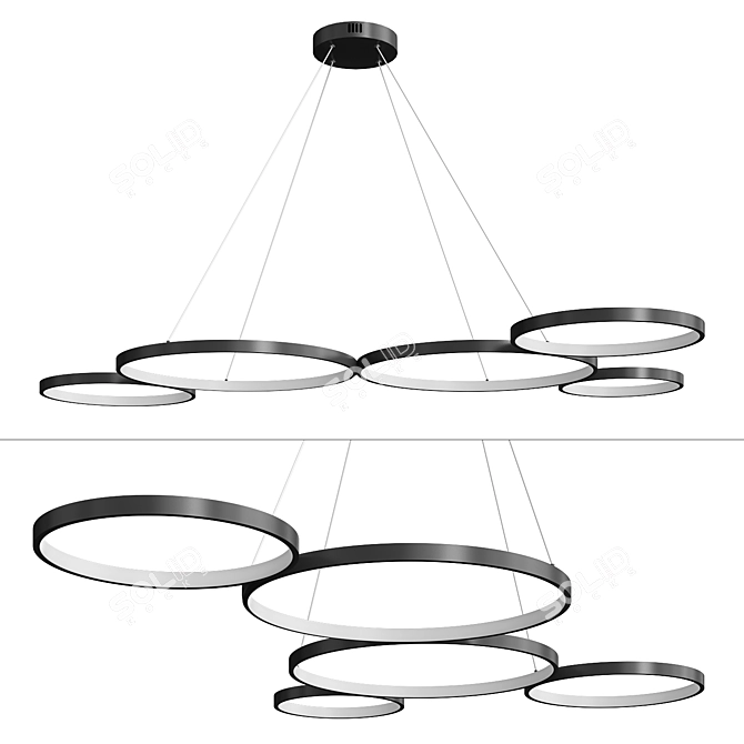 Voxlamp LED Pendant Light Solution 3D model image 1