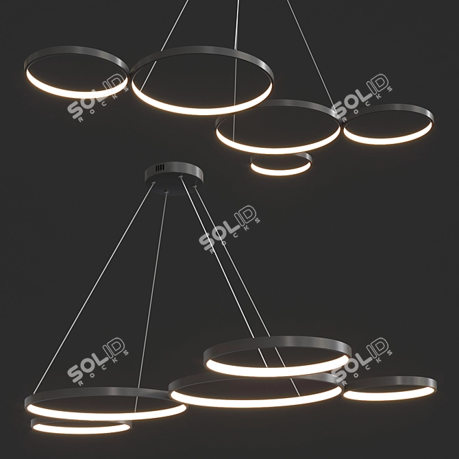 Voxlamp LED Pendant Light Solution 3D model image 2