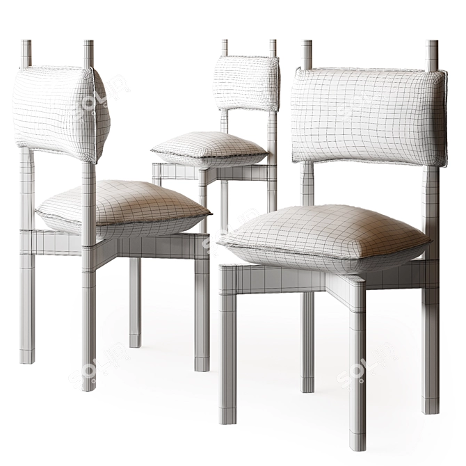 Marialaura Irvine Design Ash Chair 3D model image 2